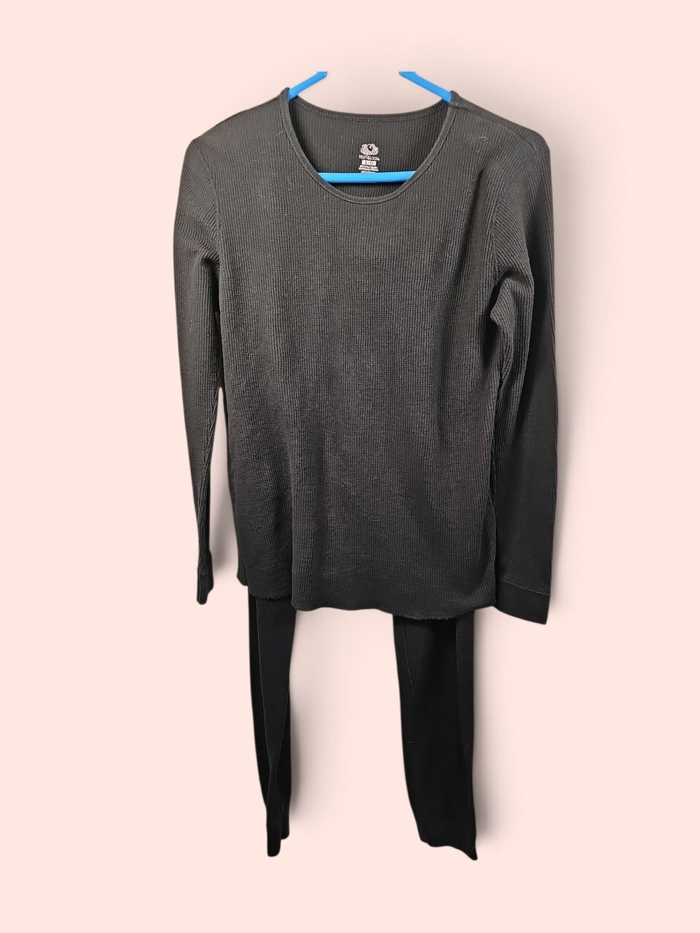 Womens Fruit of the Loom Thermal Underwear Pants And Shirt Set